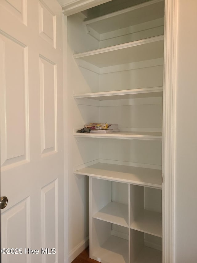 view of closet