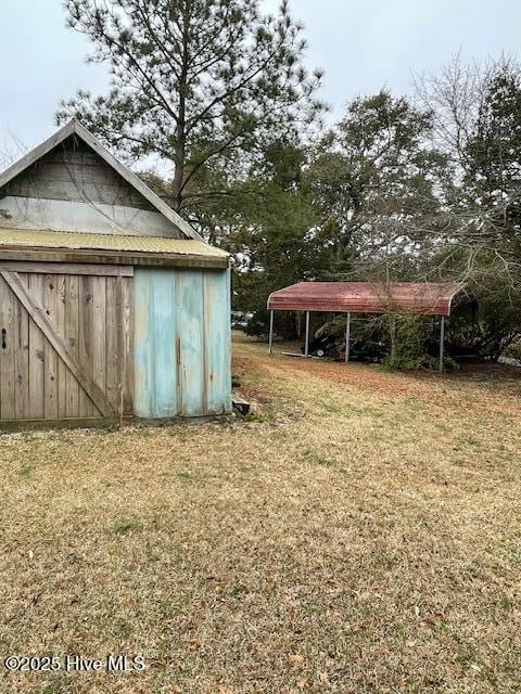 view of outbuilding featuring an outbuilding