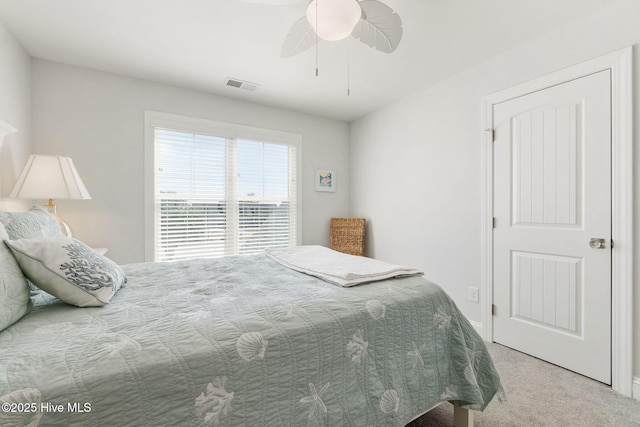 111 E Magens Ct, Cedar Point, NC 28584 - bedroom with carpet flooring and ceiling fan