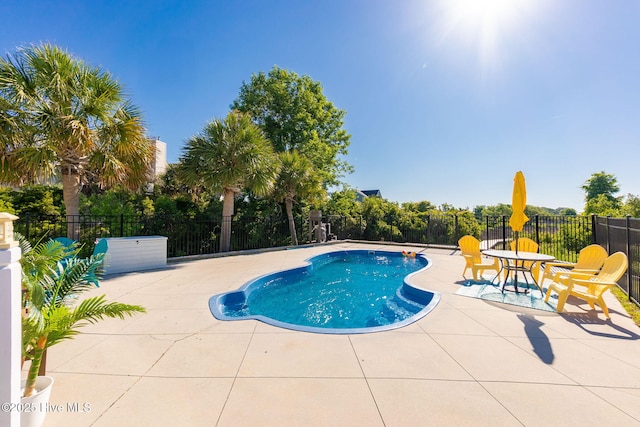 111 E Magens Ct, Cedar Point, NC 28584 - view of pool featuring a patio