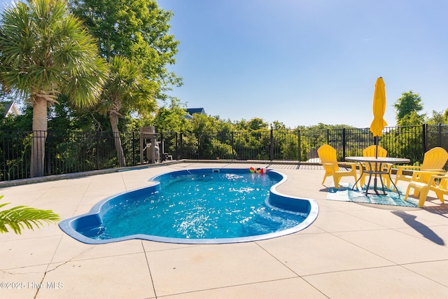 111 E Magens Ct, Cedar Point, NC 28584 - view of pool with a patio