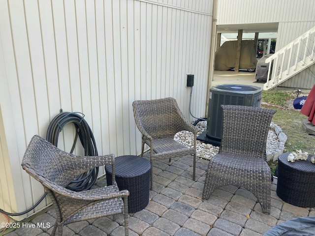 view of patio / terrace with cooling unit