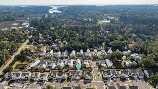 bird's eye view featuring a residential view