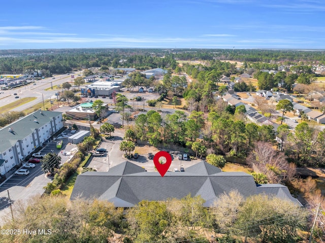 bird's eye view featuring a residential view