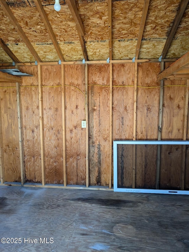 view of storage room