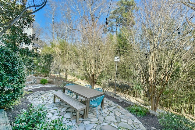 view of patio / terrace with outdoor dining area