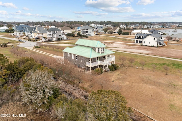 birds eye view of property featuring a residential view