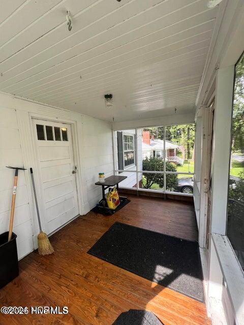 view of patio with covered porch