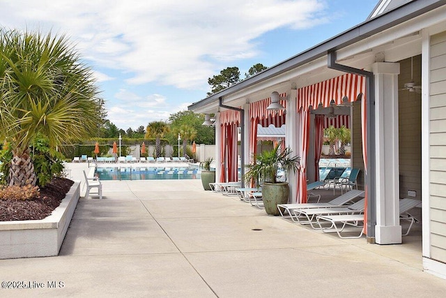 1115 Eldora Ct, Leland, NC 28451 - community pool with a patio