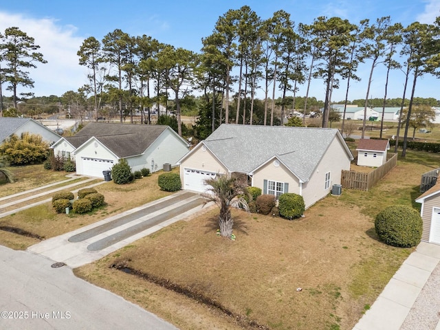 birds eye view of property featuring a residential view