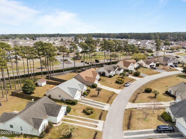 birds eye view of property featuring a residential view