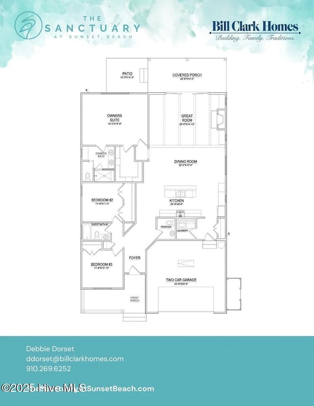 1514 Manta Ray Way, Sunset Beach, NC 28468 - floor plan / room layout