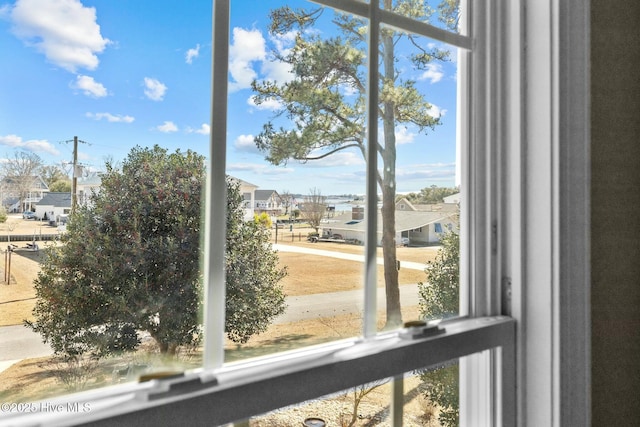 interior details with a residential view