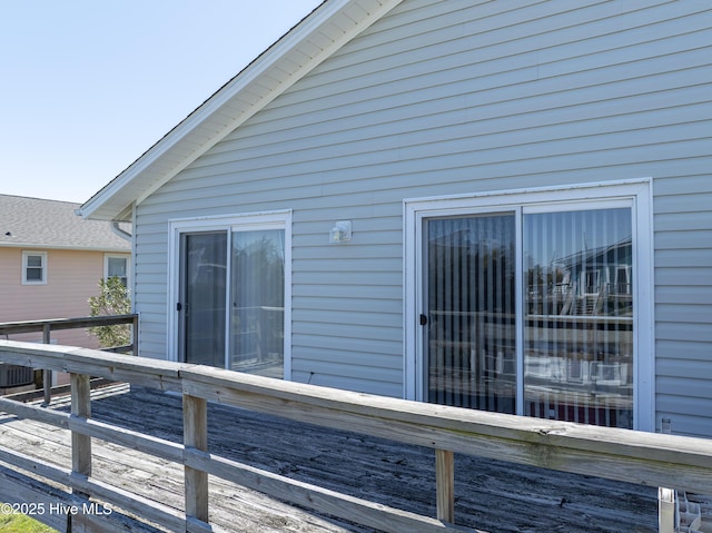 179 Sea Gull Ln, North Topsail Beach, NC 28460 - view of wooden terrace