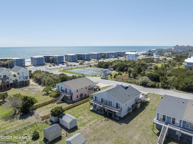 179 Sea Gull Ln, North Topsail Beach, NC 28460 - drone / aerial view of a nearby body of water