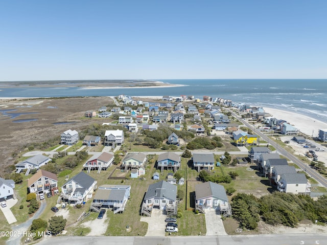 179 Sea Gull Ln, North Topsail Beach, NC 28460 - aerial overview of property's location featuring a nearby body of water and nearby suburban area