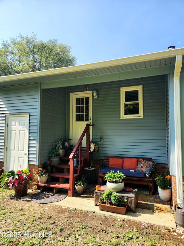 3206 Deer Path Cir, New Bern, NC 28560 - back of property with entry steps
