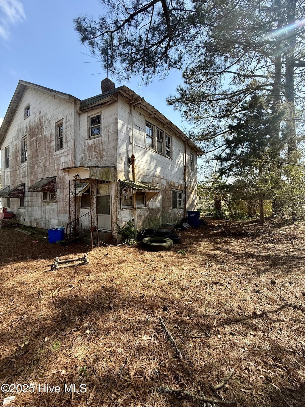 view of rear view of property