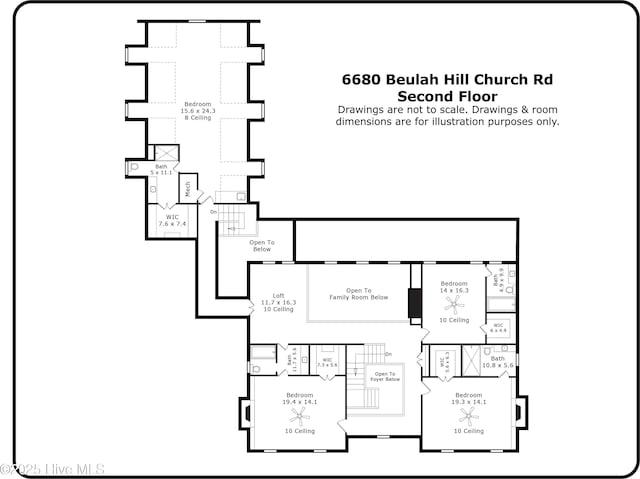6680 Beulah Hill Church Rd, West End, NC 27376 - view of room layout