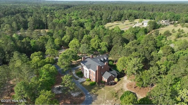 6680 Beulah Hill Church Rd, West End, NC 27376 - aerial view of property and surrounding area with a heavily wooded area