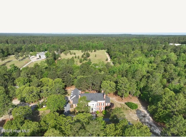 6680 Beulah Hill Church Rd, West End, NC 27376 - aerial view of a heavily wooded area
