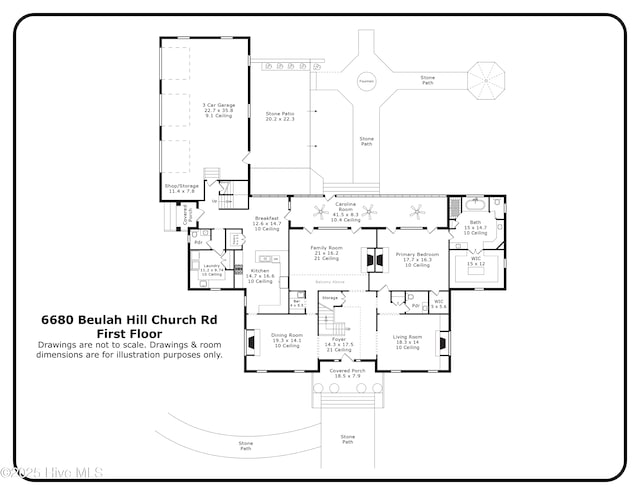 6680 Beulah Hill Church Rd, West End, NC 27376 - view of home floor plan