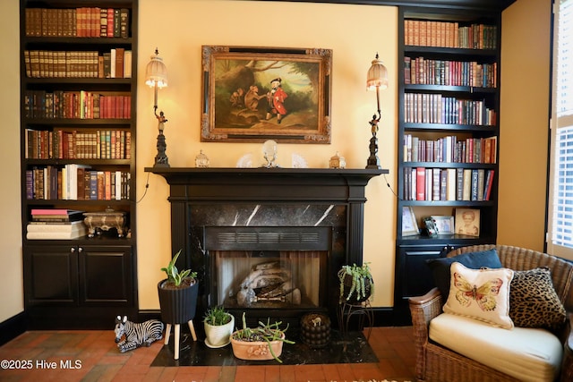 6680 Beulah Hill Church Rd, West End, NC 27376 - sitting room featuring a premium fireplace