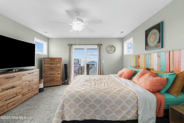 318 N Topsail Dr, Surf City, NC 28445 - bedroom featuring a ceiling fan and baseboards