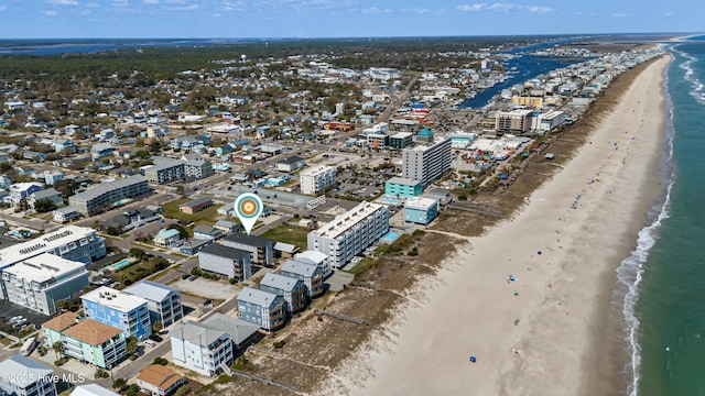 208 Carolina Beach Ave S # 300, Carolina Beach, NC 28428 - aerial view of unending shoreline