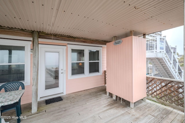 107 Carolina Beach Ave S, Carolina Beach, NC 28428 - deck with stairs