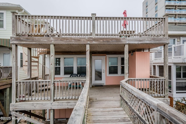 107 Carolina Beach Ave S, Carolina Beach, NC 28428 - view of wooden terrace