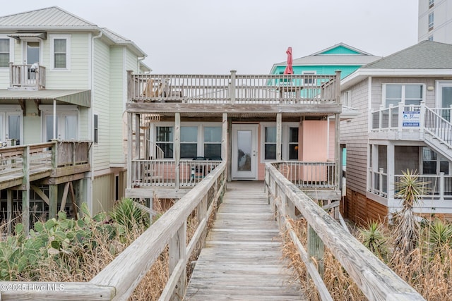 107 Carolina Beach Ave S, Carolina Beach, NC 28428 - view of rear view of house