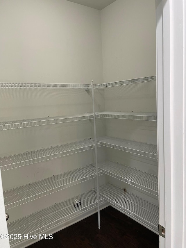 view of pantry