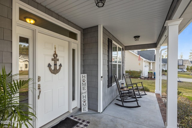 1203 Strange Ct, Morehead City, NC 28557 - property entrance with covered porch
