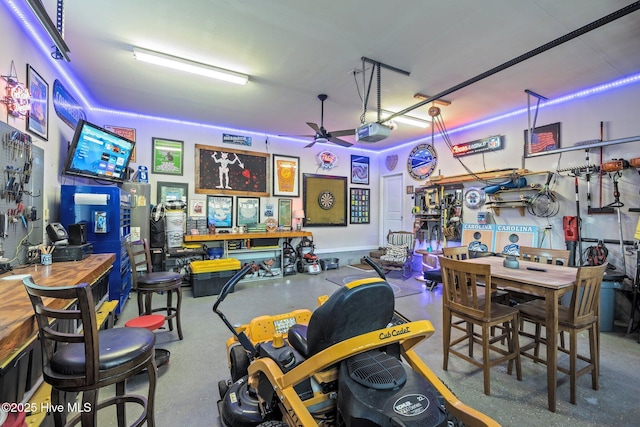 1203 Strange Ct, Morehead City, NC 28557 - game room with a workshop area