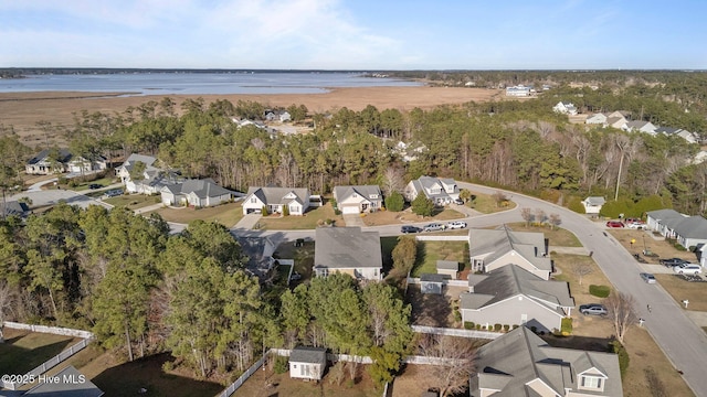 1203 Strange Ct, Morehead City, NC 28557 - aerial view of property's location featuring nearby suburban area and a nearby body of water
