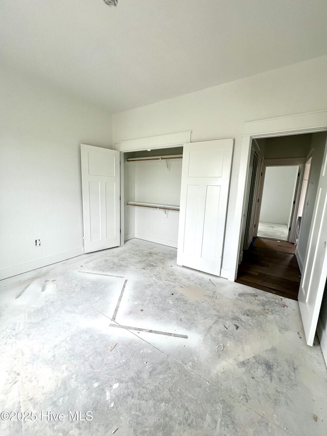 481 N Trotman Rd, Camden, NC 27921 - unfurnished bedroom with a closet and baseboards