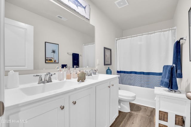 3659 Roseblossom Dr, Leland, NC 28451 - full bath with toilet, visible vents, and a sink