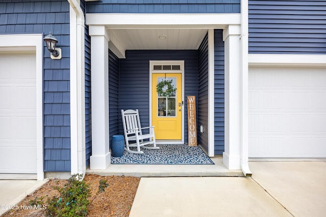 3659 Roseblossom Dr, Leland, NC 28451 - doorway to property with a garage