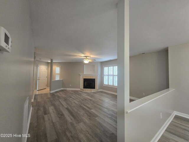 405 Commerce Ave Unit A, Morehead City, NC 28557 - dining space featuring dark wood-type flooring, a chandelier, and baseboards