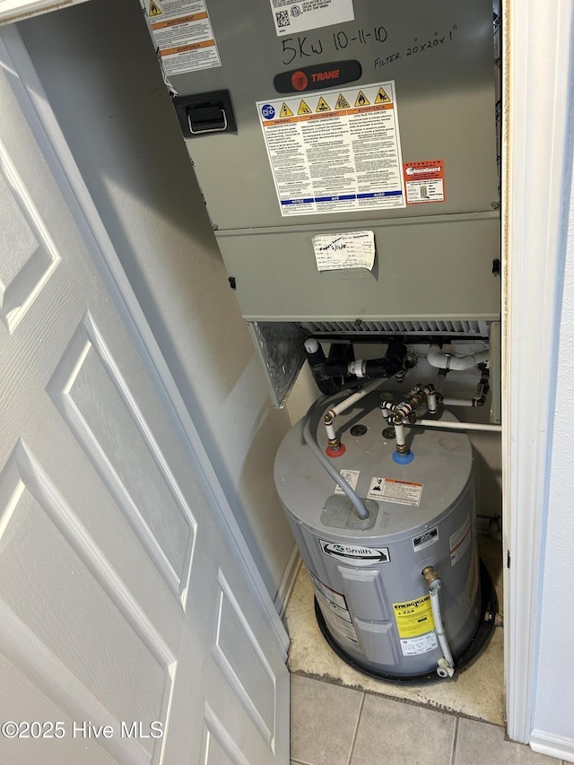 view of utility room
