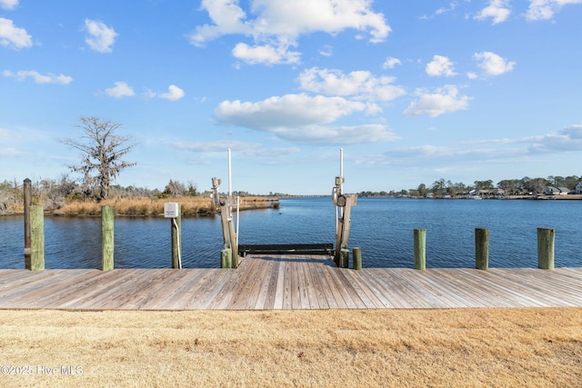 23 Batts Hill Rd, New Bern, NC 28562 - dock featuring a water view