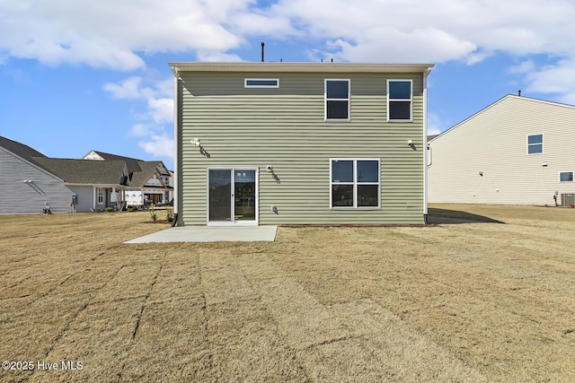 3700 Cessna Way W, Wilson, NC 27896 - rear view of property with a patio, a yard, and cooling unit