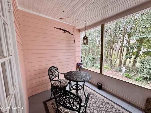 204 N Granville St, Edenton, NC 27932 - sunroom / solarium with wooden ceiling