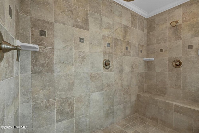 42 Harbour Village Ter, Hampstead, NC 28443 - full bath with tiled shower and ornamental molding