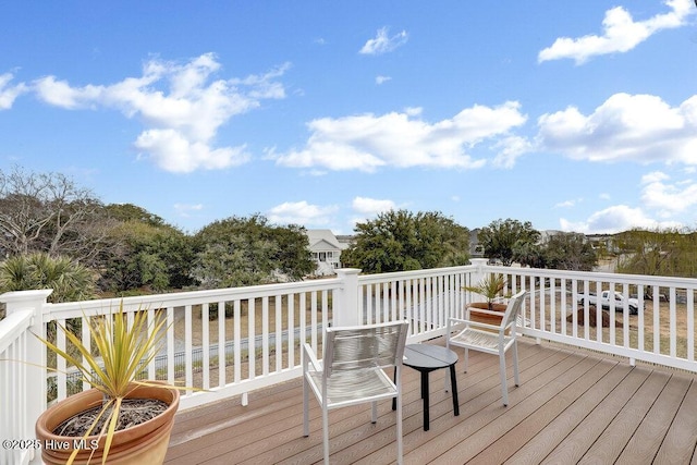 42 Harbour Village Ter, Hampstead, NC 28443 - view of wooden deck