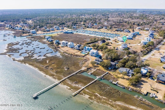 42 Harbour Village Ter, Hampstead, NC 28443 - bird's eye view with a water view
