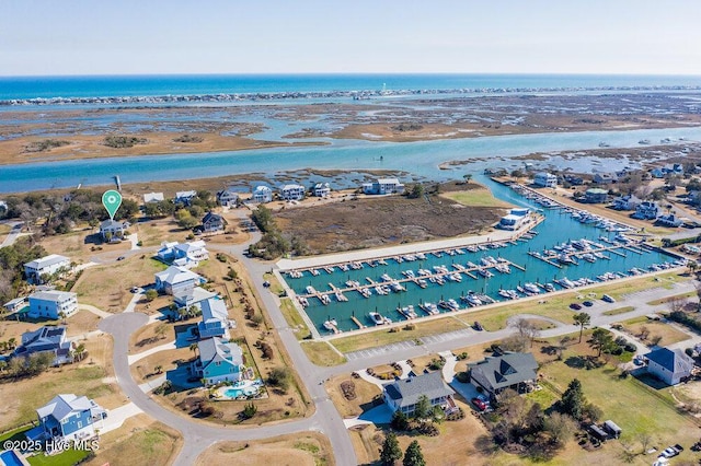 42 Harbour Village Ter, Hampstead, NC 28443 - aerial view with a water view