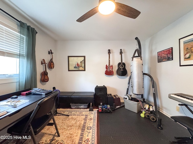 310 Wimbledon Ct, Wilmington, NC 28412 - office space with a ceiling fan