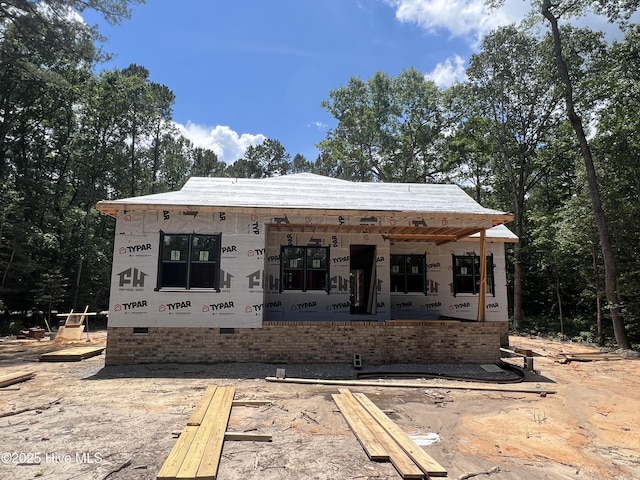 663 Loblolly Dr, Vass, NC 28394 - view of front of house with crawl space and covered porch